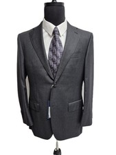 NWT Suitsupply Blazer 38 Gray Pinstripe 2-Button Notch-Lapel Super 110