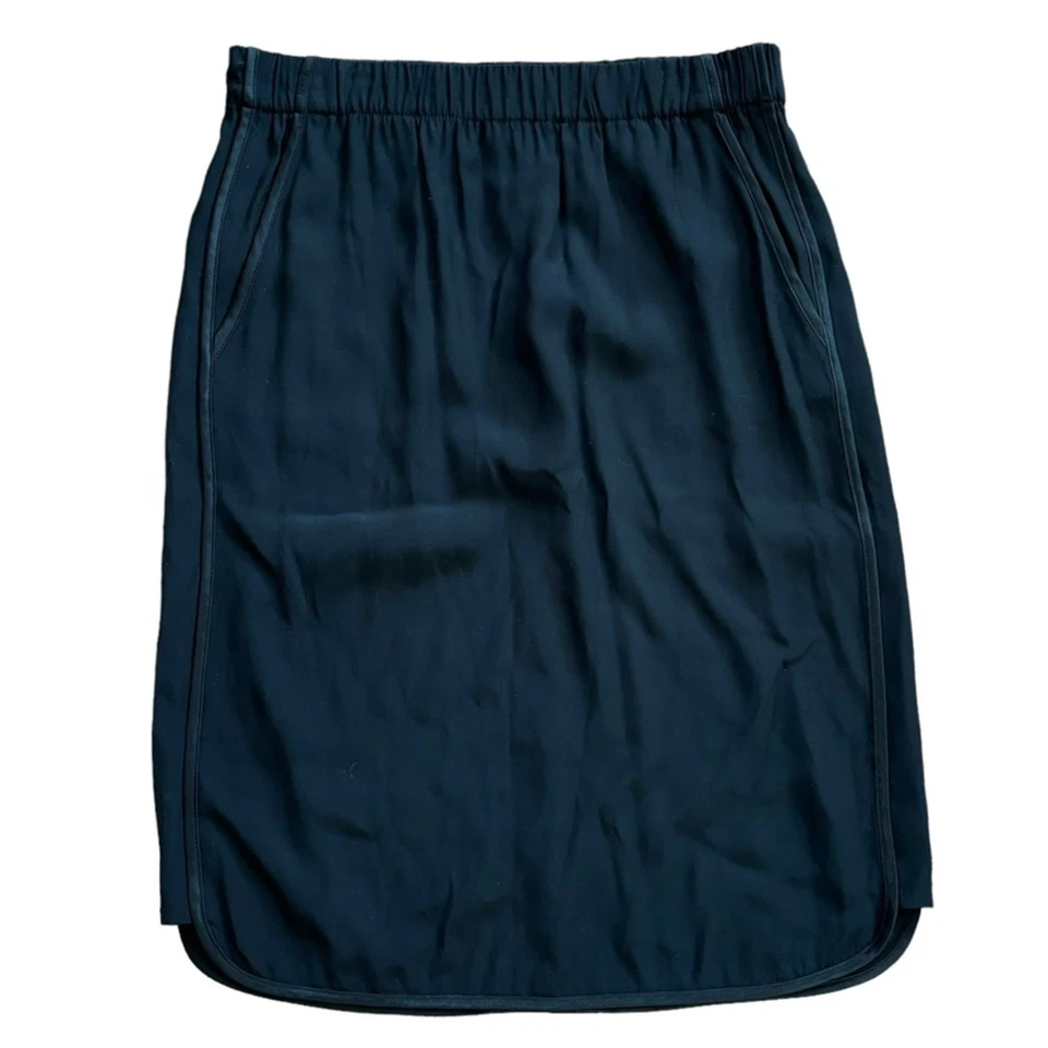 Falda Ann Taylor Loft Negra Mujer’s S Oficina Clásica Trabajo Verano Conservadora Foto 2 de 4