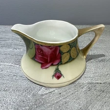 Royal Bavaria Arts And Crafts Period Creamer Roses Germany C S & Co