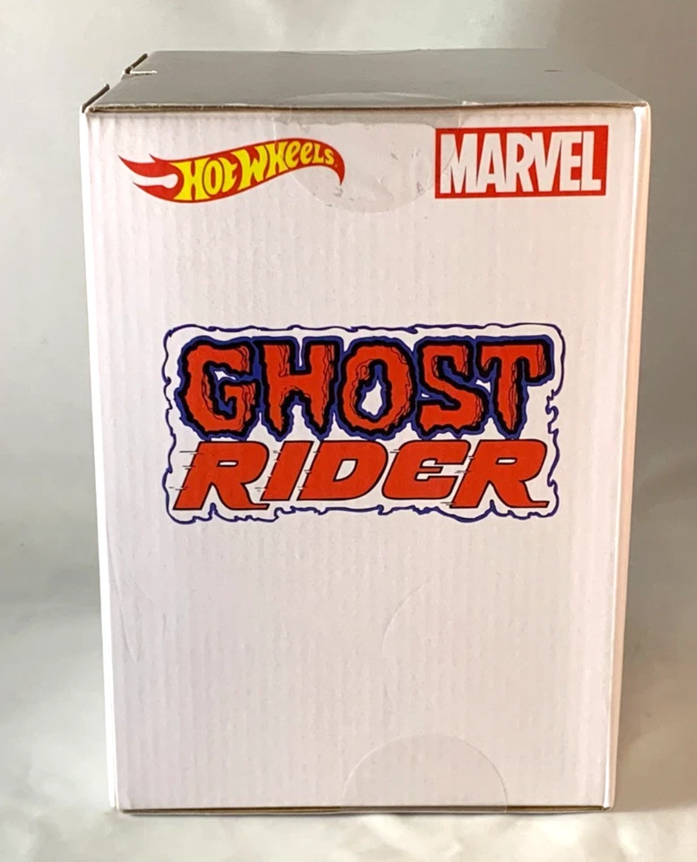 SDCC 2022 Hot Wheels Ghost Rider With Vehicle Mattel Creations RLC Marvel - Image 4 of 4