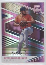 2020 Panini Elite Extra Edition Pink Nivaldo Rodriguez #170 0f2i