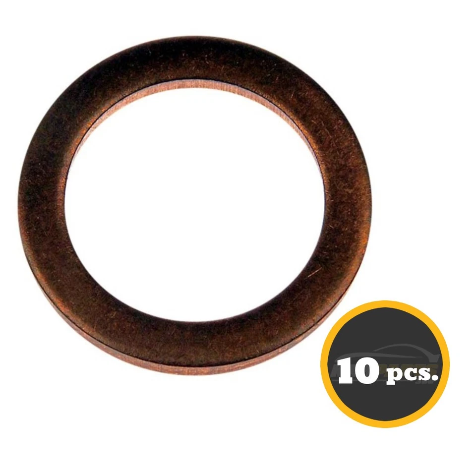 For Volkswagen Pointer Truck 1998-2010 Engine Oil Drain Plug Gasket | 10 Pieces - Image 2 of 4