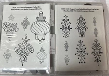 HeartFelt Creations, Snowflake, Medallions, Fancy Ornament Stamp And Die Set