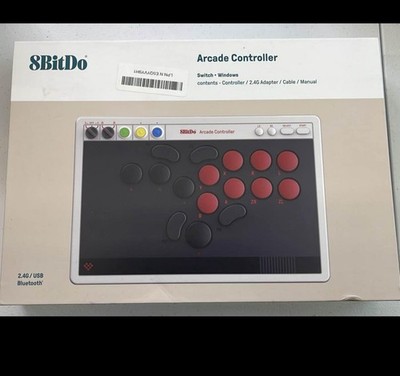 8Bitdo All-Button Arcade Controller for Switch, Switch 2 & Windows   Bluetooth,