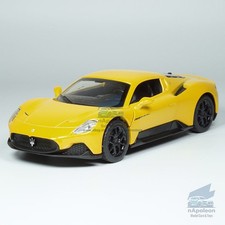 1:33 Maserati MC20 2023 Modelo Coche Diecast Juguete Vehículo Colección Niño Regalo Amarillo