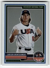 2023 Panini Stars & Stripes USA Baseball Carson Montgomery #76