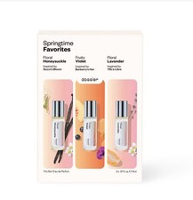 NEW Dossier 3pc Perfume Trio Eau De Parfum Gift Set