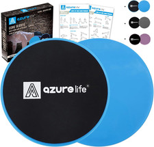 Exercise Core Sliders, Dual Sided Exercise Gliding Discs Use on Carpet or Hardwo