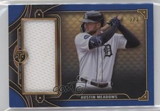 2022 Topps Triple Threads Single Jumbo Relics Sapphire 2/3 Austin Meadows 0tb9