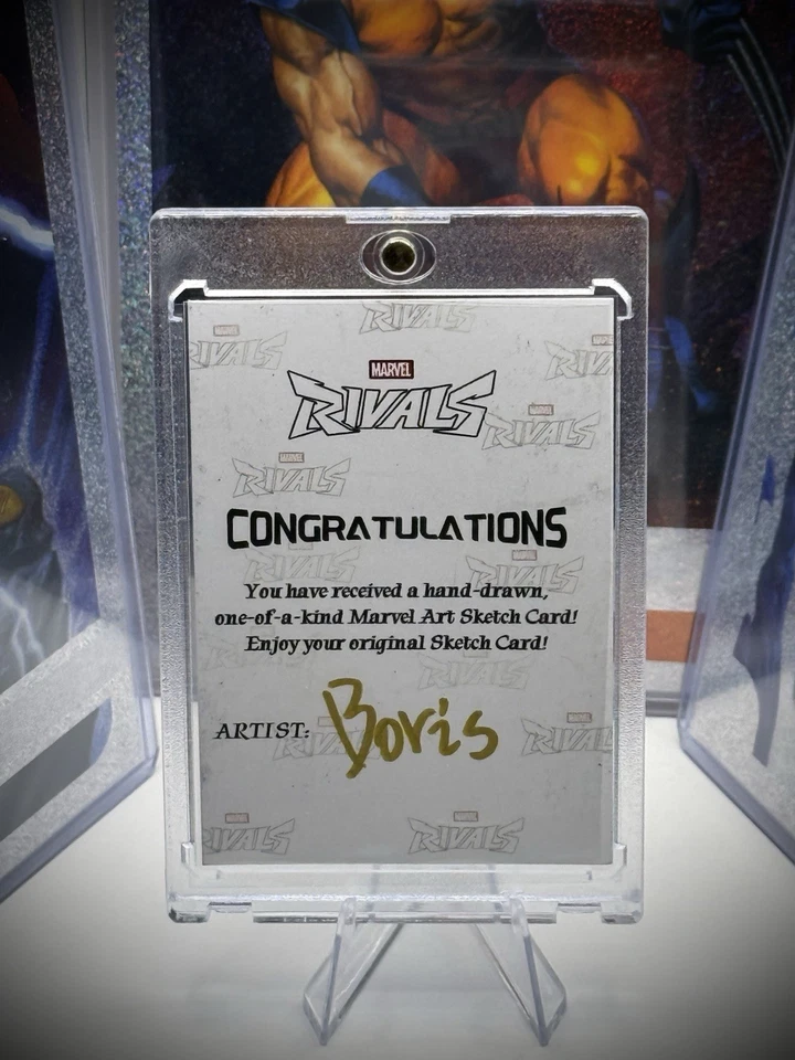 2025 Rivals Japan Studio MARVEL Magneto Sketch Card 1/1 - Image 2 of 2