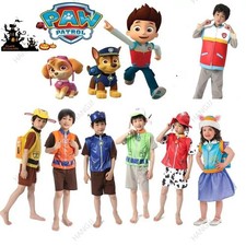 8 Styles PAW Patrol Chase Marshall Rocky Kids Cosplay Christmas Fancy Dress Up
