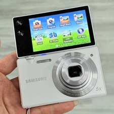 Samsung MV800 Compact Digital Camera 16MP 5x Zoom with Touchscreen White English