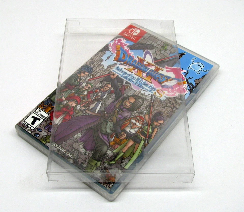 25x JUEGOS NINTENDO SWITCH PLÁSTICO Y STEELBOOK - PROTECTOR CAJA PROTECTORA TRANSPARENTE  Foto 3 de 4