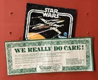 Vintage Star Wars Paperwork BOOKLET & WE REALLY CARE Insert 1979 Kenner NICE!!