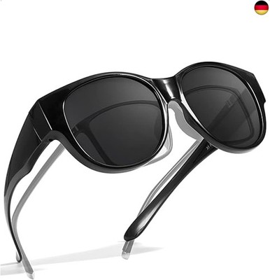 SIPHEW Überzieh Sonnenbrillen polarisiert für Damen und Herren, Groß-Überbrille 