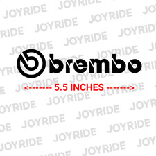 Brembo Brakes - Gloss Black Logo Racing Drifting Car Sponsor Vinyl Decal Sticker