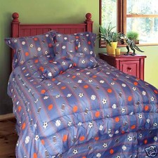 DC20 7pcs Queen Size Sports World-Basketball/Baseball/Football/Soccer Comforter