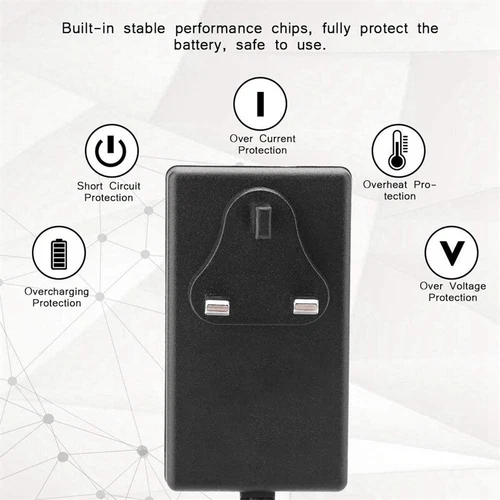 Universal Ladegerät UK Stecker 21V für Akkuschrauber Lithium Akku Kettensäge - Bild 8 von 9