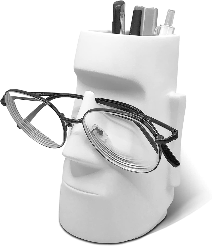 Desk Pen Pencil Makeup Brush and Glasses Organizer Holder