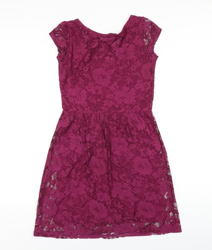 Maglione girocollo Dorothy Perkins donna viola poliestere A-Line taglia 6 - Foto 2 di 10