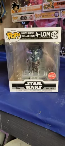 Funko Pop BOUNTY HUNTERS 4-LOM Deluxe GameStop Exclusive Star Wars #439 NEW
