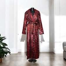 Adidas Ivy Park Beyonce Snake Sequins Oversized Long Trench Coat Duster Xl-xxl