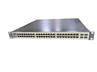 D-Link DXS-3350SR 48-Port 10/100/1000 Switch+ 4 Combo SFP + 2 10GBE Ports, USED