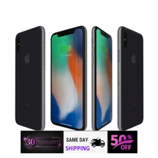 Apple iPhone X 64GB|256GB GSM Unlocked Verizon Att T Mobile Screen 5.85" 4G