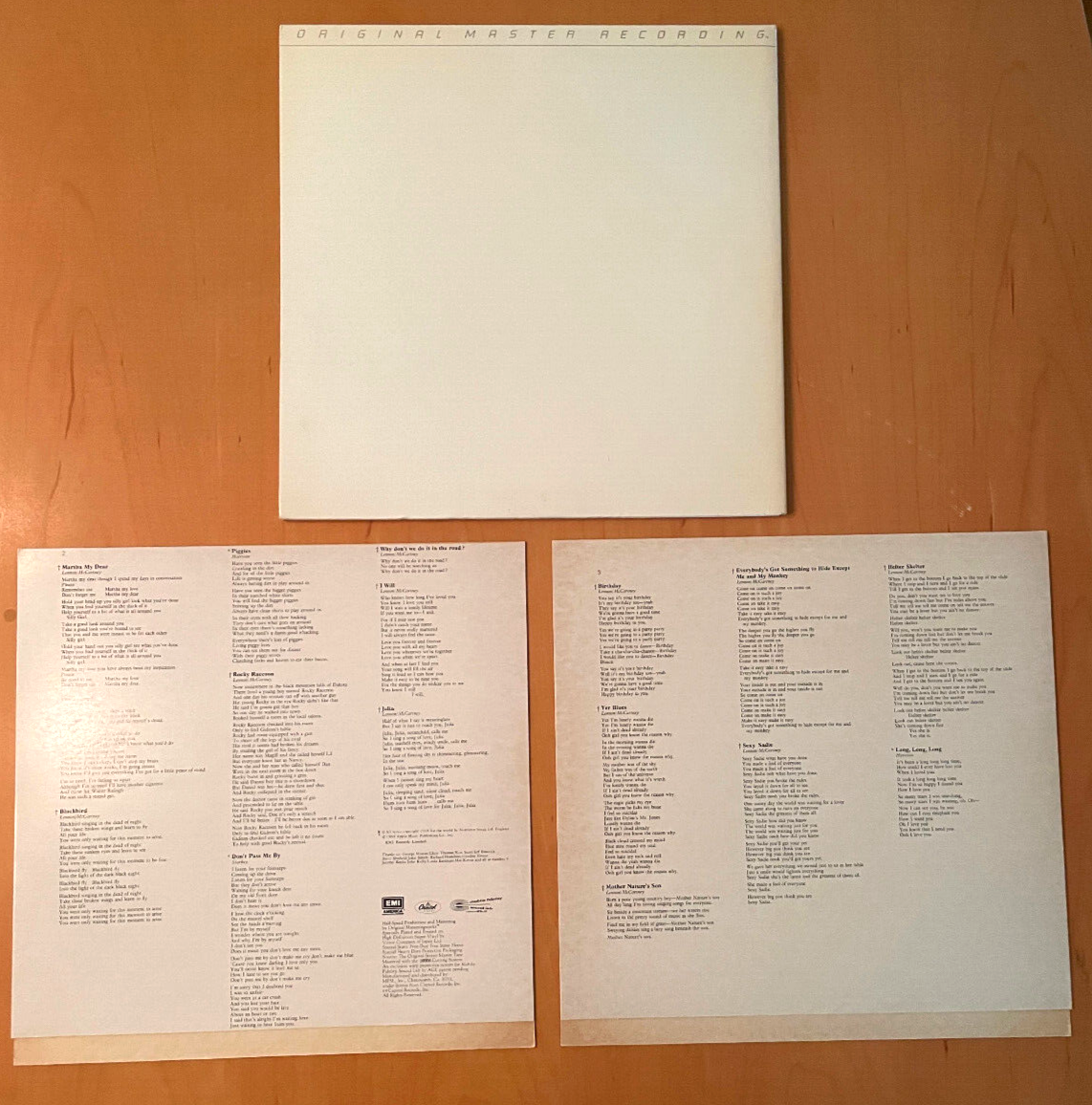THE BEATLES The White Album MFSL 2-072 Made in Japan THE BEATLES The White Album MFSL 2-072 Made in Japan