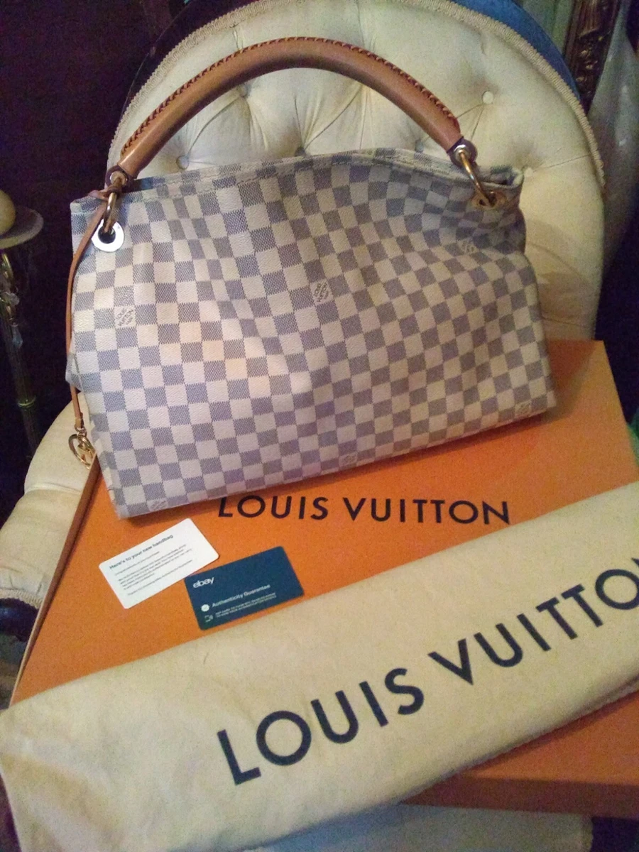 AUTHENTIC LOUIS VUITTON DAMIER AZUR ARTSY MM DUST COVER