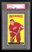 1964 Topps Hockey #9 Doug Barkley PSA 9 Centered Detroit Red Wings High End Card