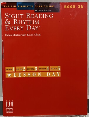 Sight Reading & Rhythm Every Day Book 2A Piano Sheet Music FJH Music Co. FJH1537