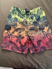 Joe Boxer Men's Board Shorts Swim Trunks - Size Large - Multicolor Floral