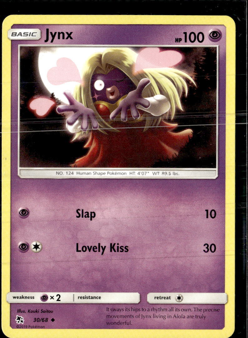 Pokemon Jynx 30/68 Hidden Fates Non Holo Uncommon 5 Card Lot