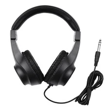 Wired Monitor Headphones Over Ear Headset for Electric Guitar Amplifier J9K8