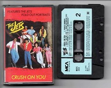 THE JETS  - CRUSH ON YOU - MCA RECORDS - 1985 CASSETTE - USED #CA23
