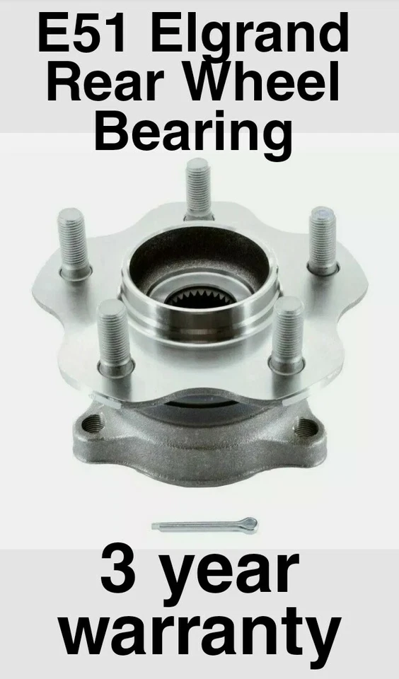 Rear Hub Wheel Bearing Kit with ABS For Nissan Elgrand 2002-2010 E51 3.5 2WD 4WD - Image 4 of 4