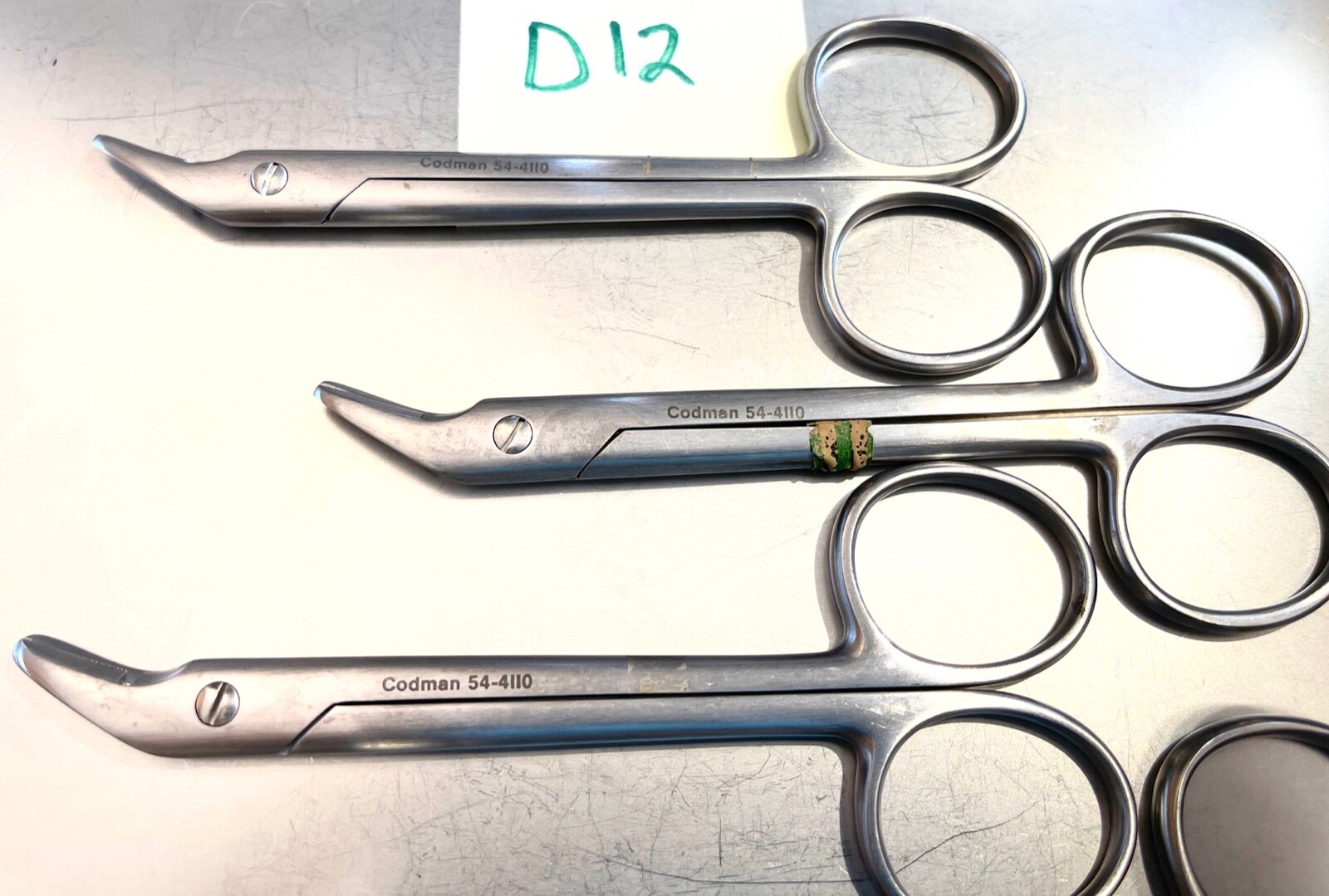 Lot of 4 each Codman Surgical Angled Suture Wire Scissors 54-4110 | eBay