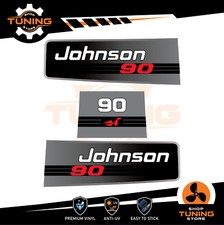 Kit Adesivi Motore Marino Fuoribordo Johnson 90 cv - versione 2 Tempi