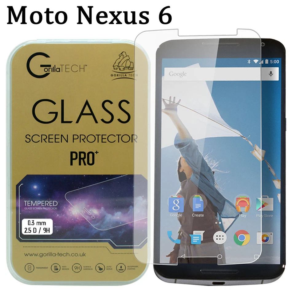 Стекло Gorilla Tempered царапинам shieldscreen протектор для Motorola Nexus 6 - Изображение 2 из 4
