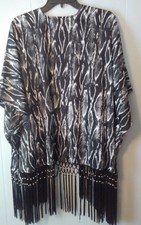 Jennifer Lopez Size Small/medium Awesome Fringe/beaded Coverup