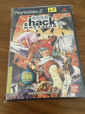 Dot Hack MUTATION Part 2 (Sony PlayStation 2, 2003) CIB w/ Questionnaire