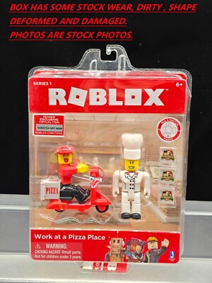 Roblox Work at a Pizza Place Chef Figure w/ Unscratched Code | eBay
