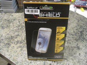ZAGG SAMSUNG GALAXY S3 (S III) Invisible Shield Cell Phone Screen Protector FAST