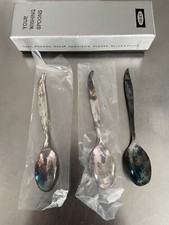 1847 Rogers Bros. Flair Silver Plated Baby Spoon - Vintage Lot Of 3