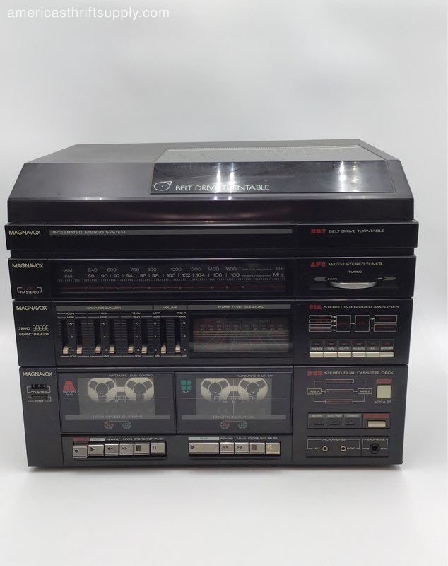 Vintage Magnavox MX 1810 Belt Drive Turntable Stereo Record Player