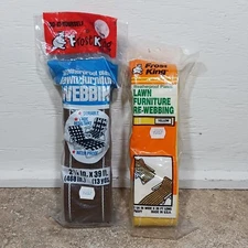 2 Frost King PW39 39' FEET Weather-Proof Lawn Furniture Re-Webbing Brown Yellow