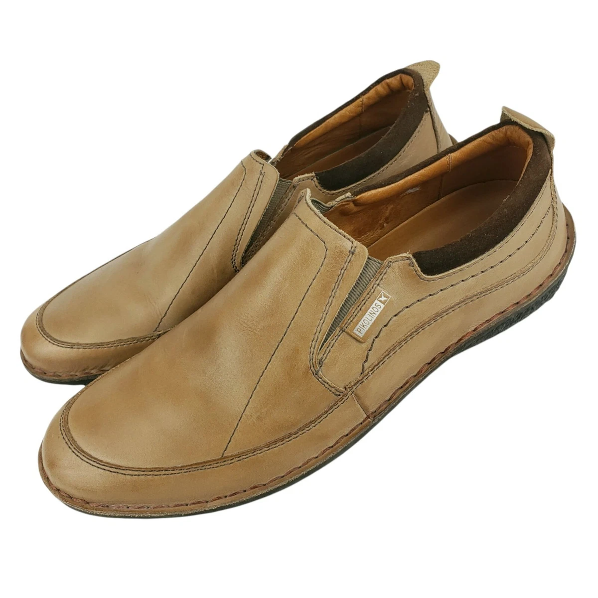 Pikolinos Slip On Loafers Beige Tan Men\'s EUC Size 41 Amazon.com | Loafers Leather San Telmo for Man Brandy  main image 2
