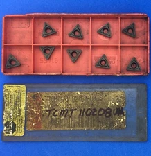 9pc  SANDVIK  TCMT 11 02 08-UM  TCMT 2(1.5)1-UM Carbide Inserts🎯Machinist