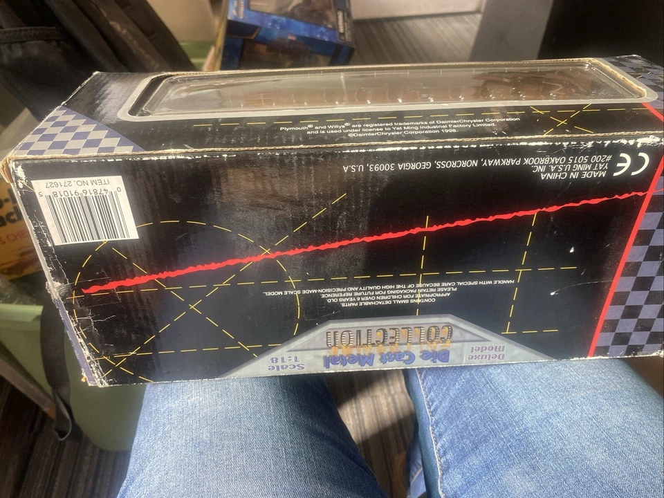 Colección Plymouth Barracuda 1969 1/18 diecast nuevo en caja raro verde lima 1 Foto 4 de 4